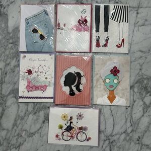 Fashion and Lifestyle Greeting Cards Set